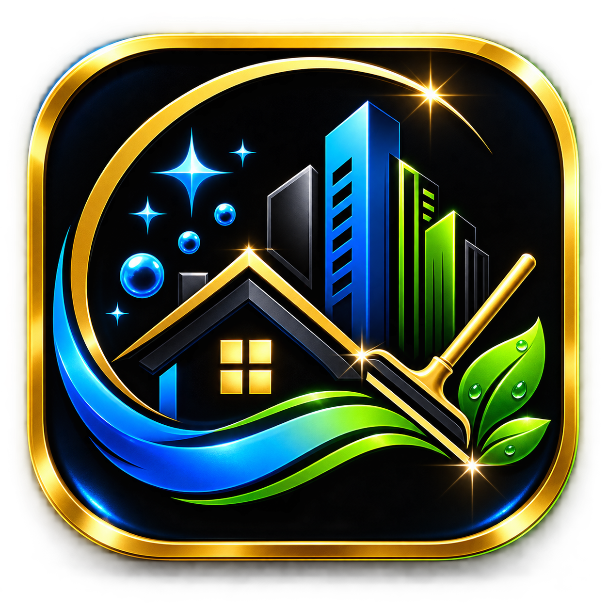 Dark to Bright Cleaning Inc. logo